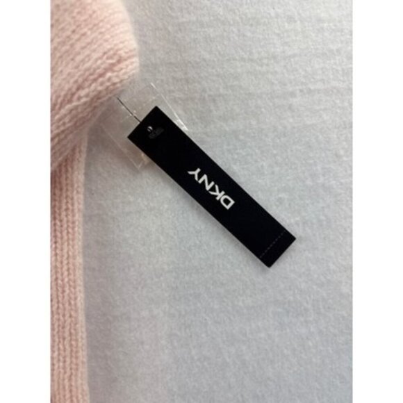 DKNY Womens Pink Wool Turtleneck Sweater P Size - Picture 3 of 4